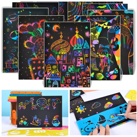 Creatoys Magic Rainbow Card Set Gioco Educativo Bambini