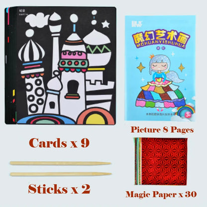 Creatoys Magic Transfer Painting Kit Educativo Bambini Creativo