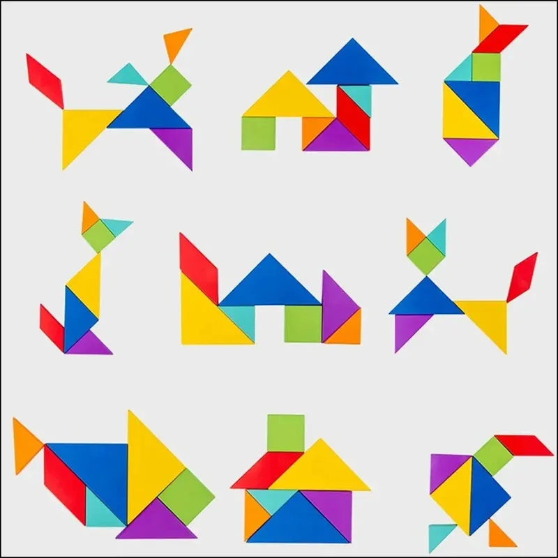 Creatoys Magnetic Tangram Puzzle Libro Educativo per Bambini