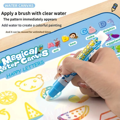 Creatoys Magic Water Drawing Mat 100x80CM Tappeto Educativo Bambini Reusabile